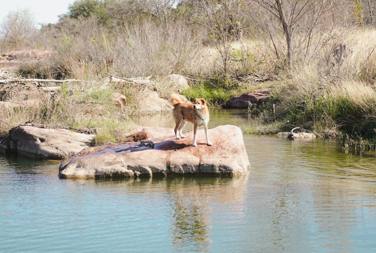 Lazo House - Riverfront With Overlooking Llano River Exteriér fotografie